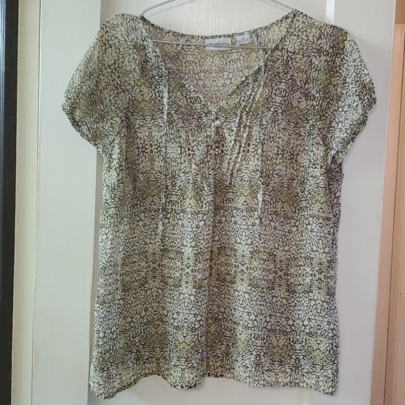 Liz Claiborne Tops - Liz Claiborne Sheer Blouse size Petite Large